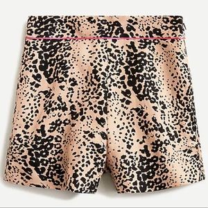J. Crew leopard print shorts